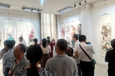 丹青繪錦繡，翰墨抒芳華——姚志興書畫作品展在山東省發展和改革委員會指導下開展